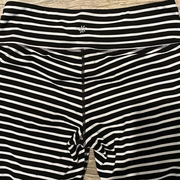 Athleta | Striped Crop Leggings | Size Medium - Picture 5 of 5